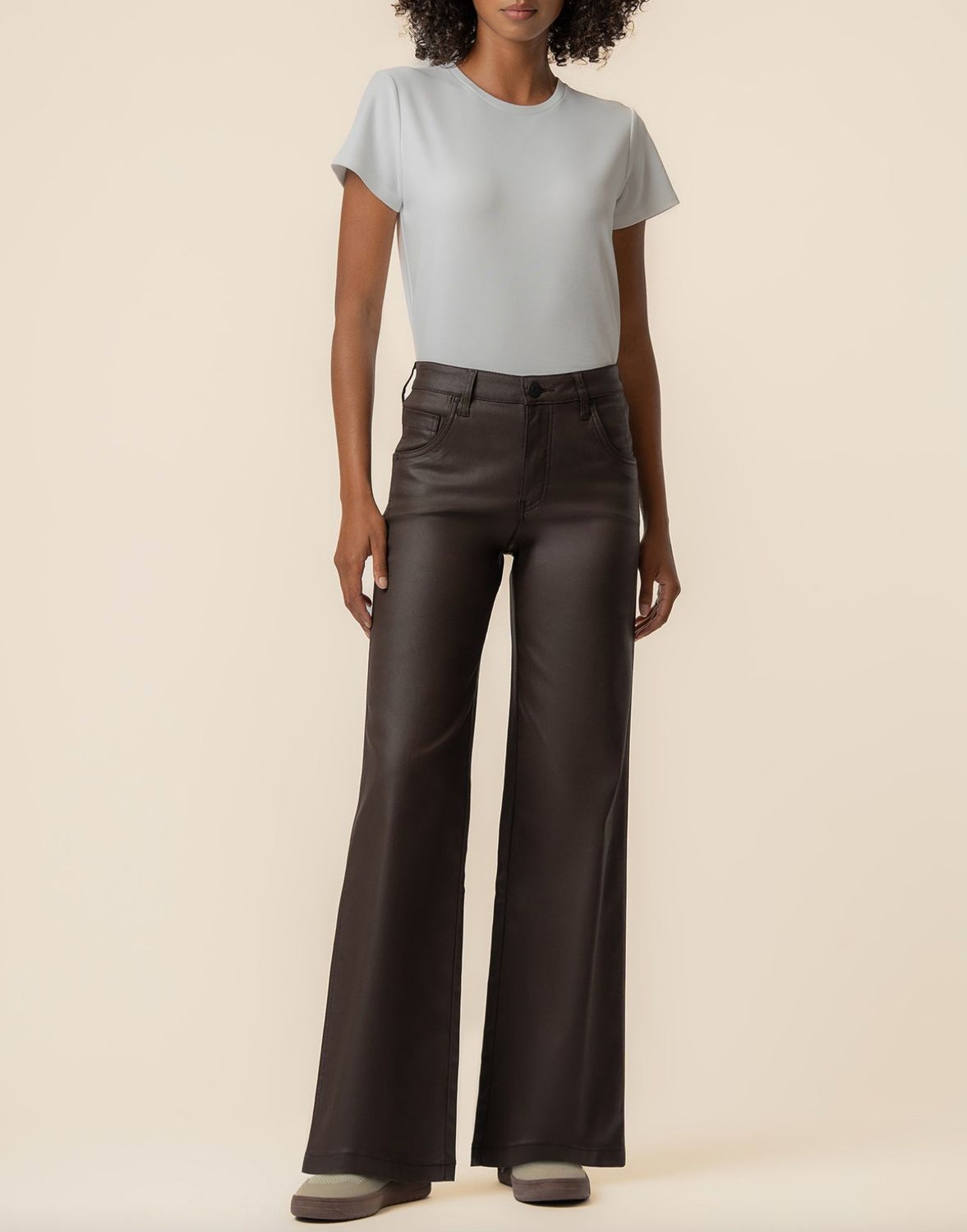 Chocolate Coated Jodi High Rise Straight Leg