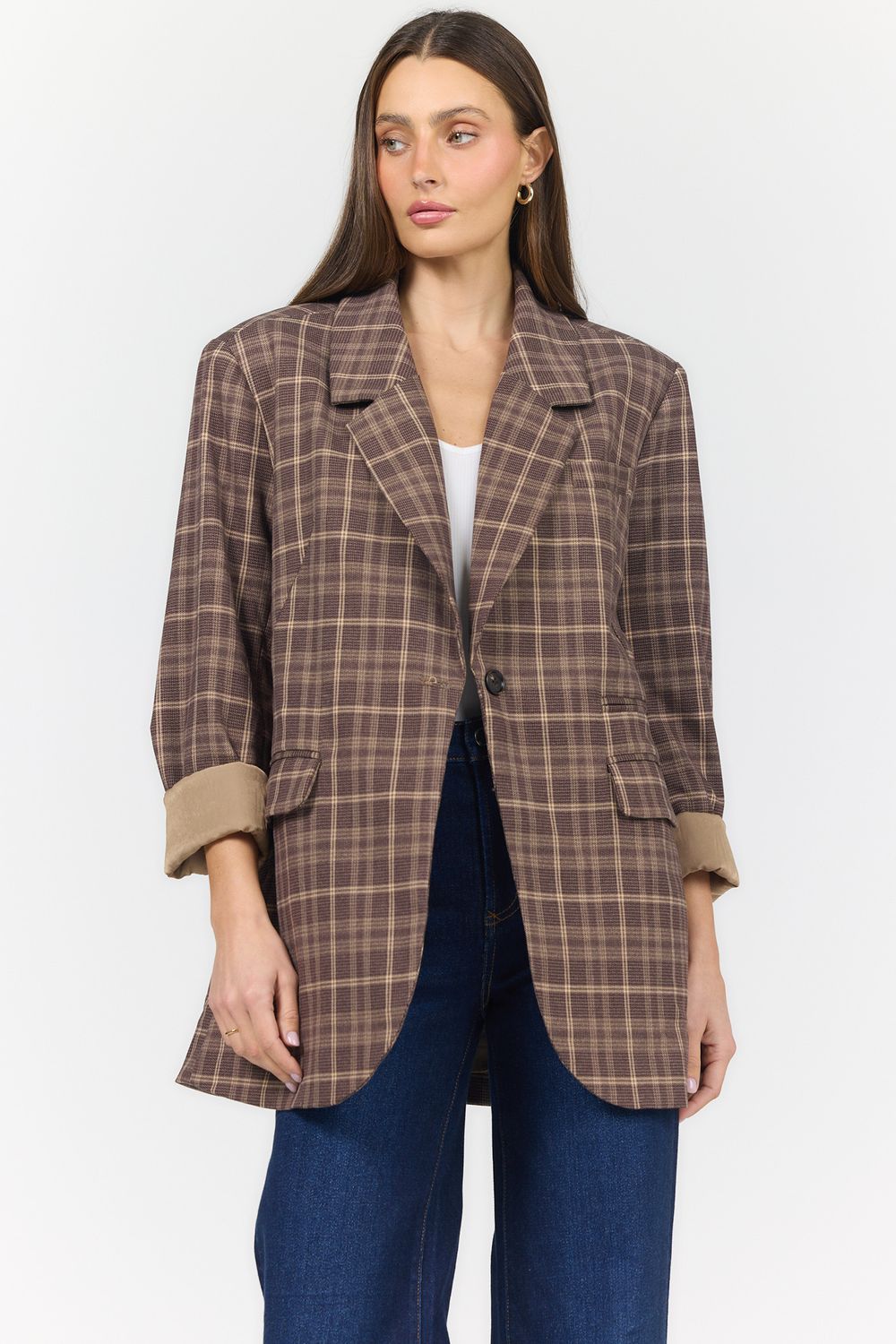 Cambridge Check Spencer Blazer