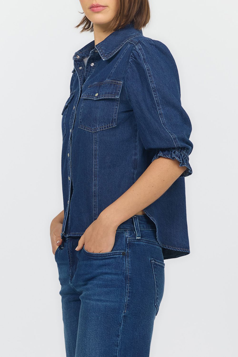 Dark Cobalt Antonia Top
