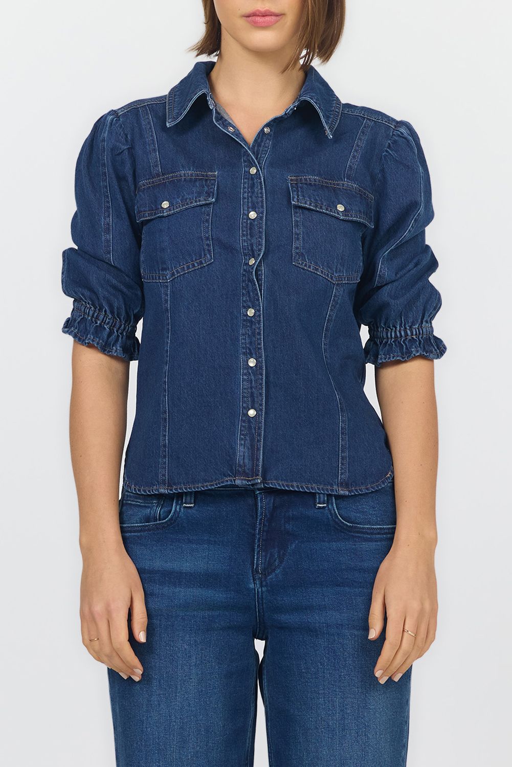 Dark Cobalt Antonia Top