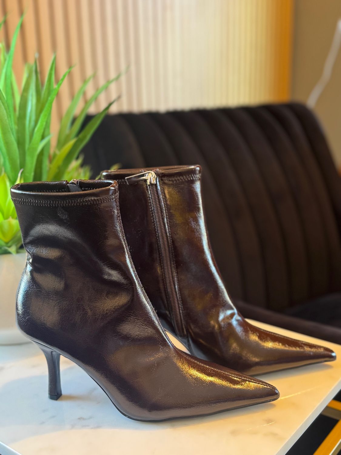 Burgundy Tashey Boot