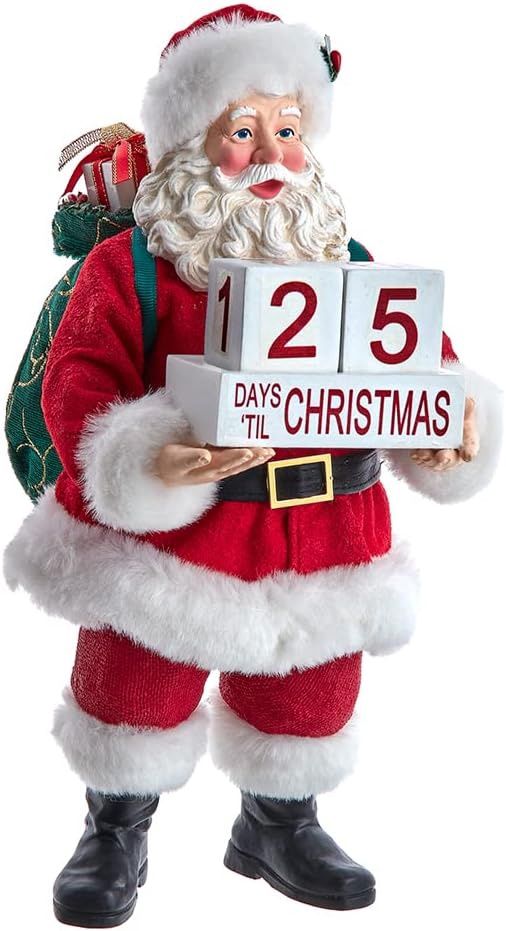 10.5&quot; Fabriché™ Countdown Santa