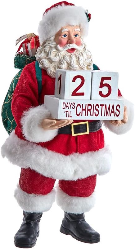 10.5&quot; Fabriché™ Countdown Santa