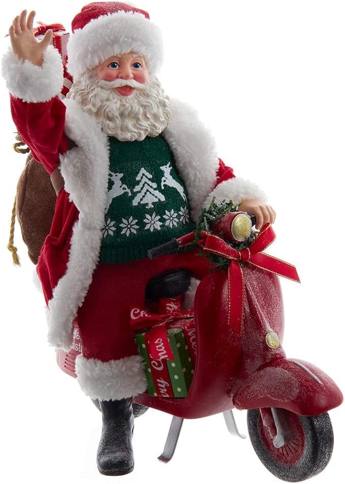 10&quot; Fabriché™ Santa on Scooter