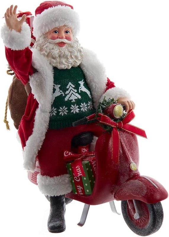 10&quot; Fabriché™ Santa on Scooter