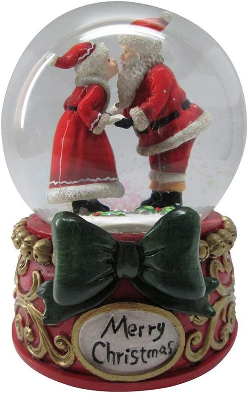 100MM Mr and Mrs Claus Snow Globe