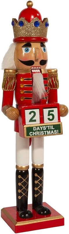 15&quot; Nutcracker King With Calendar