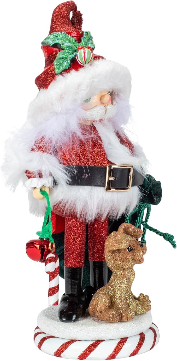 12&quot; Hollywood Nutcrackers™ Chubby Santa &amp; Pup