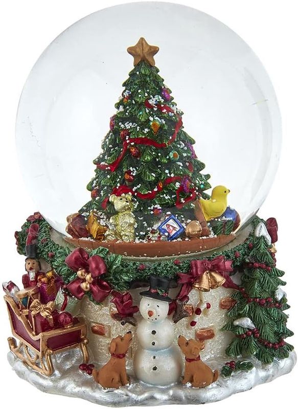 120MM Musical Christmas Tree Water Globe