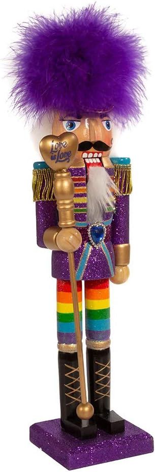 15&quot; Wooden Gay Pride Nutracker