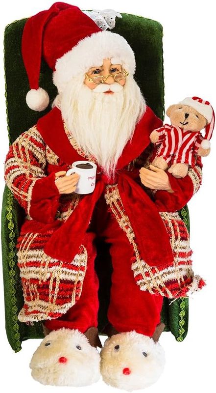 17&quot; Kringle Klaus Santa in Pajamas