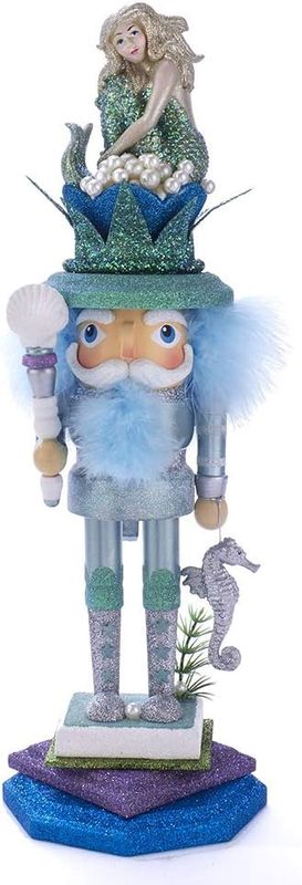 17.5&quot; Hollywood Nutcrackers™ Wood Mermaid King