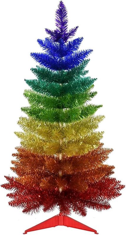 3&#39; Foil Rainbow Tree