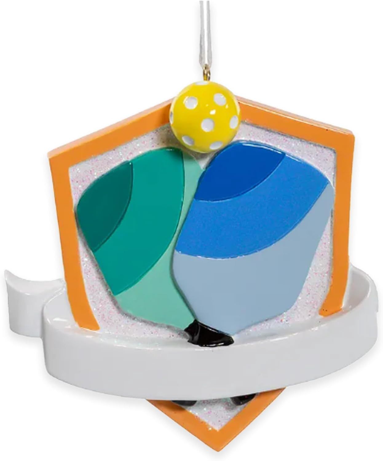 3.75&quot; Resin Pickleball Ornament