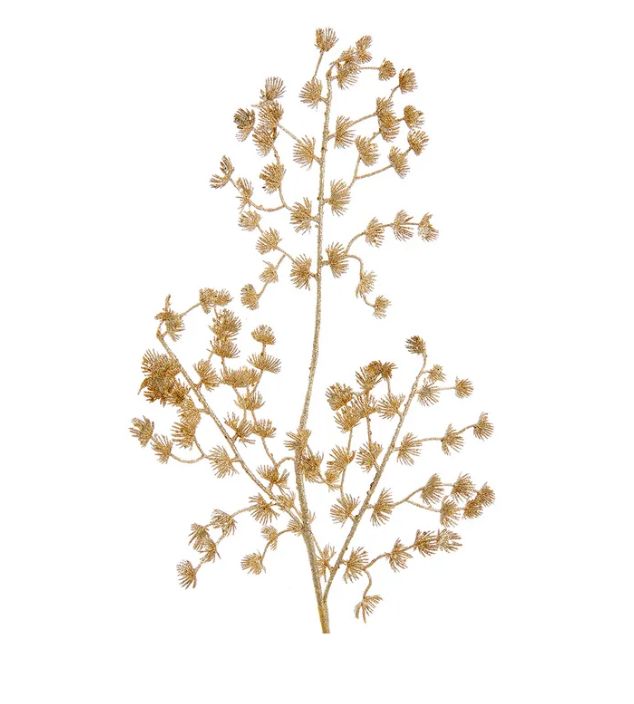 31.5&#39; Champagne Glitter Fern Spray