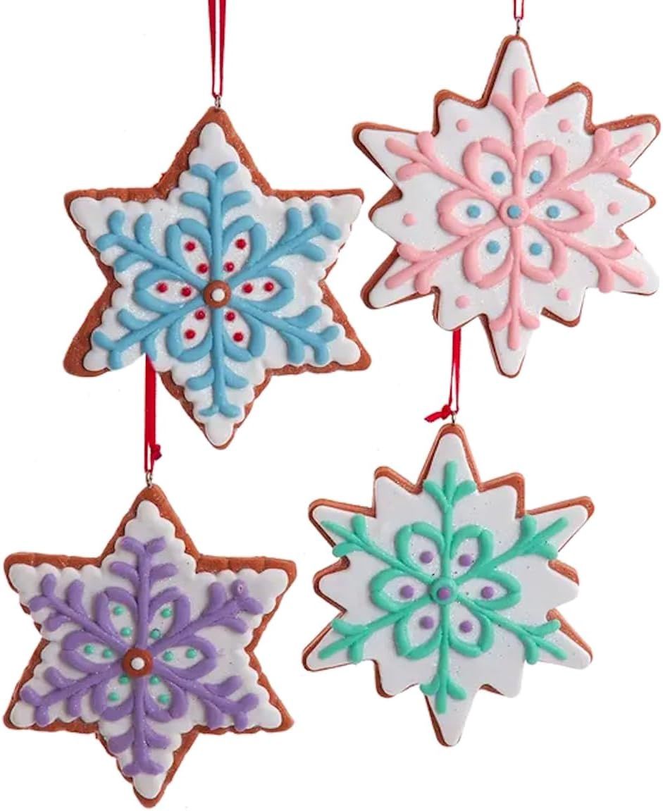 4&quot; Pastel Colored Star Cookie Ornament, EACH