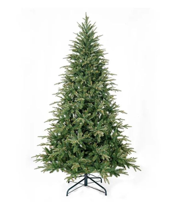 7.5&#39; Pre-Lit Clear Incandescent Grand Fir Tree