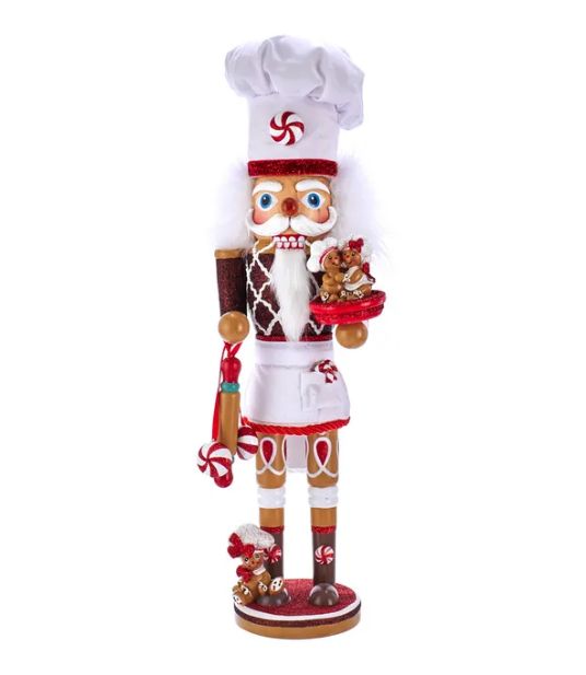 15.5&quot; Hollywood Nutcrackers™ Gingerbread Chef Nutcracker