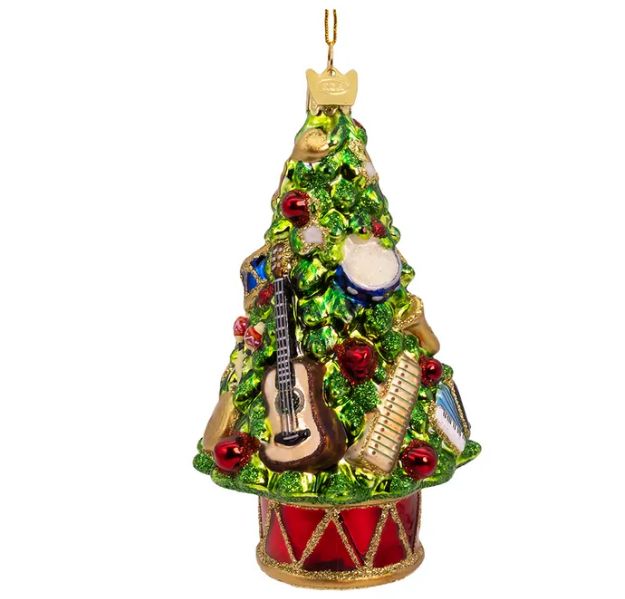 Noble Gems™ Christmas Tree w/ Miscellaneous Instruments Music Ornament