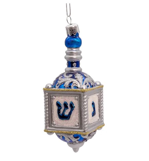 Noble Gems™ Glass Dreidel Ornament