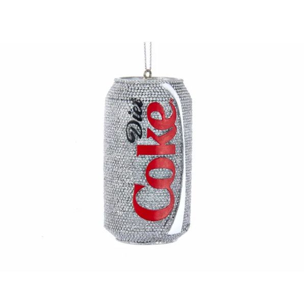 Coca-Cola® Glittered Diet Coke Can Ornament