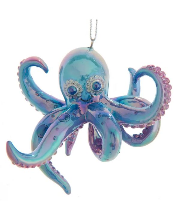 Resin Colorful Octopus Ornament
