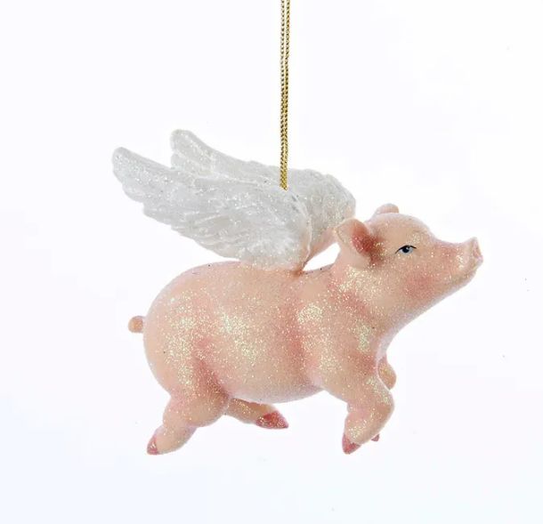 Flying Pig Ornament