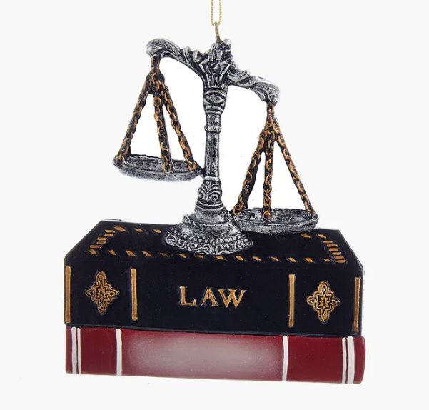 Lawyer Ornament For Personalization