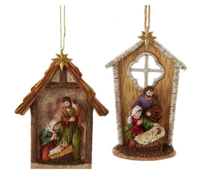 Nativity Family Ornament, EACH