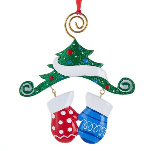 Mitten Family Ornament, Size: 2