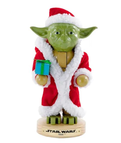 9&quot; Star Wars™ Yoda In Santa Robe Nutcracker