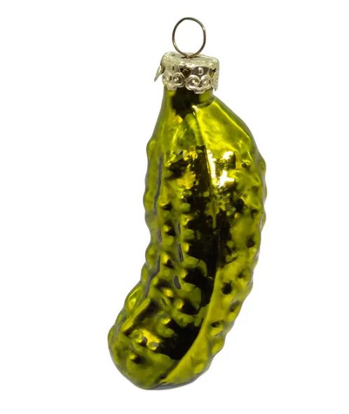 Glass Pickle Ornament