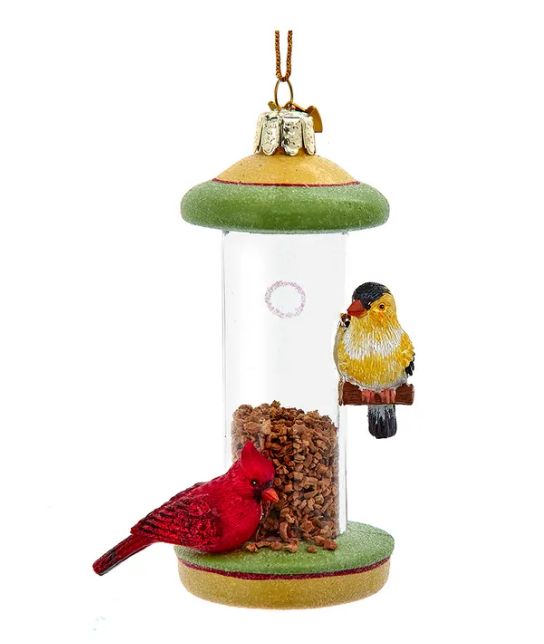 Noble Gems™ Glass Bird Feeder Ornament