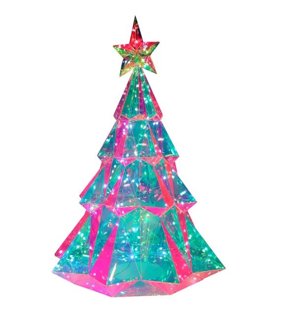 25.5&quot; Pre-Lit Multifunction RGB Smart Holographic Christmas Tree