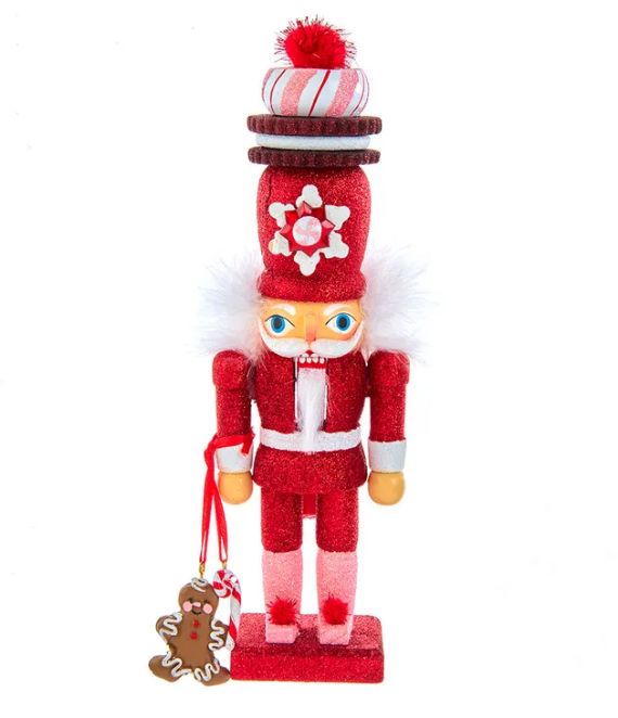 12" Hollywood Nutcrackers™ Gingerbread With Cookie Hat Nutcracker