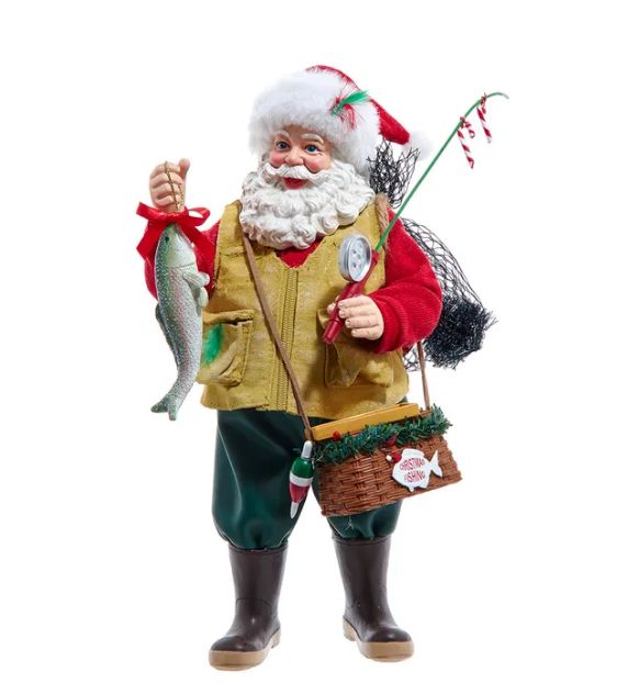 10.5&quot; Fabriché™ Fisherman Santa