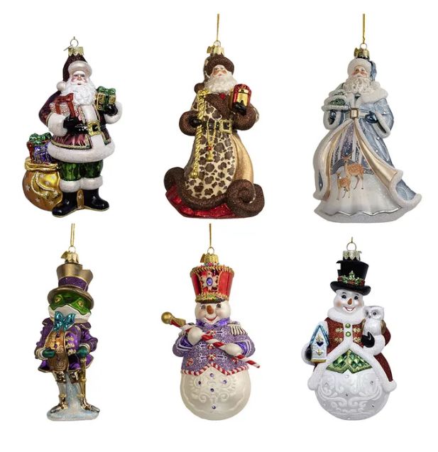 Bellissimo Glass Ornament, EACH