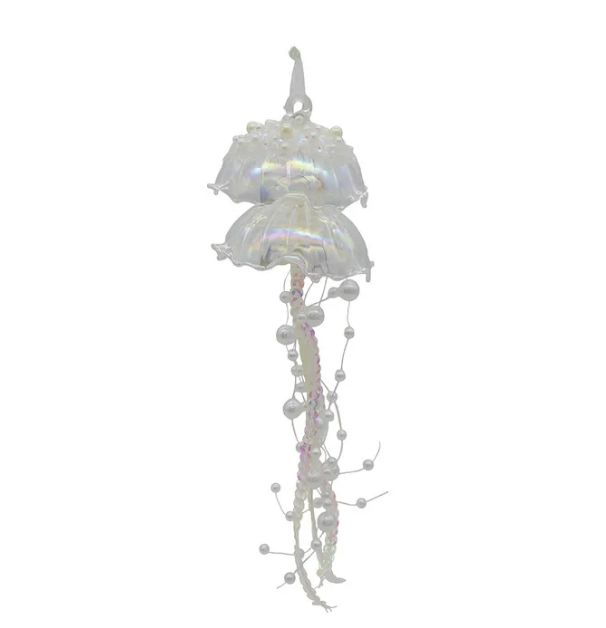 Glass Jellyfish Ornament
