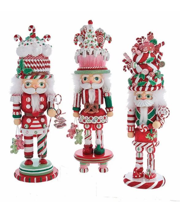 18&quot; Hollywood Nutcracker™ Candy and Cake Hat Nutcracker, EACH