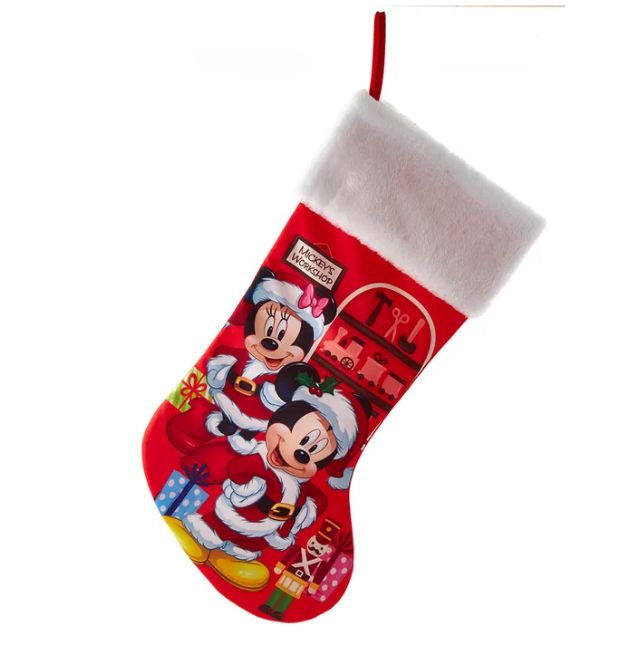 Disney© Santa Mickey and Minnie Mouse Stocking