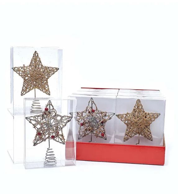 6&quot; Un-Lit Miniature Nature Star Treetops, EACH