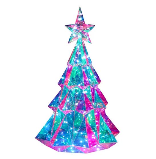 20&quot; Pre-Lit Multifunction RGB LED Smart Holographic Christmas Tree