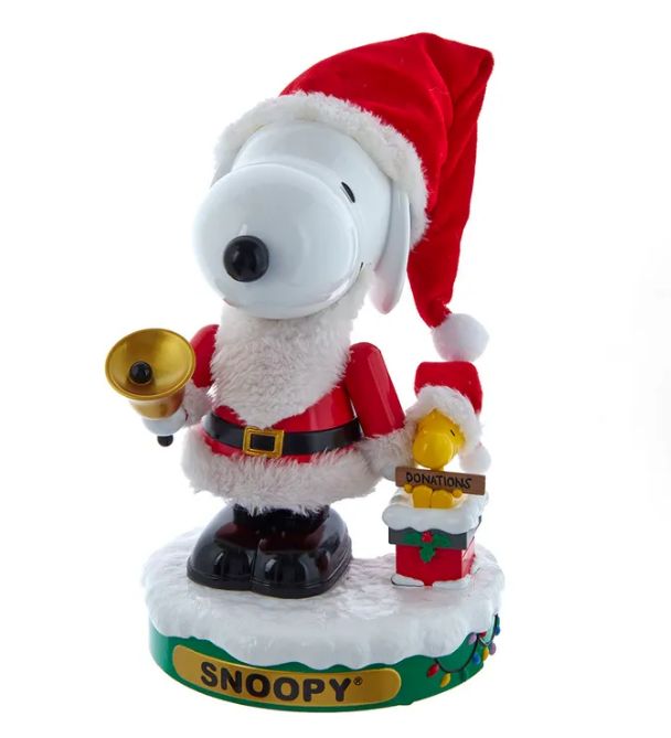 10&quot; Peanuts© Battery Operated Snoopy Musical Nutcracker