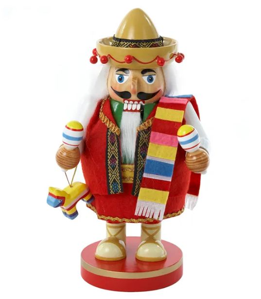10.25&quot; Chubby Mexican Nutcracker