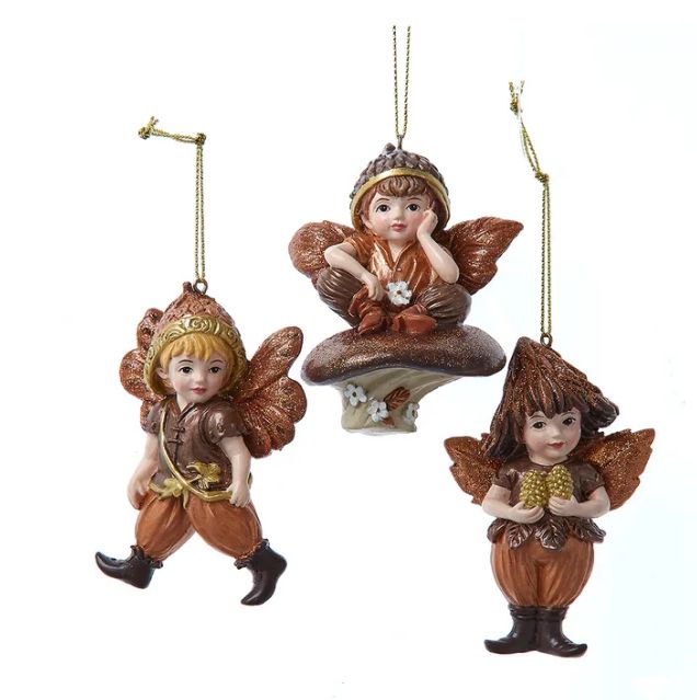 Enchanted Forest Little Fairy Ornament, EACH