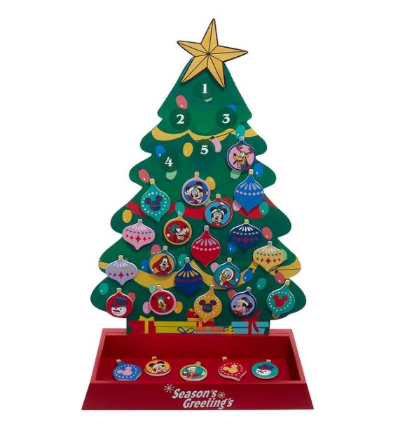 16&quot; Disney© Advent Tree With Magnetic Ornaments