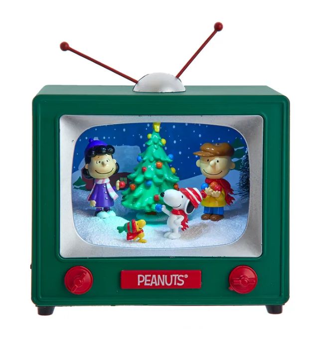 Peanuts© Battery Operated Outdoor Scene Musical TV Table Piece