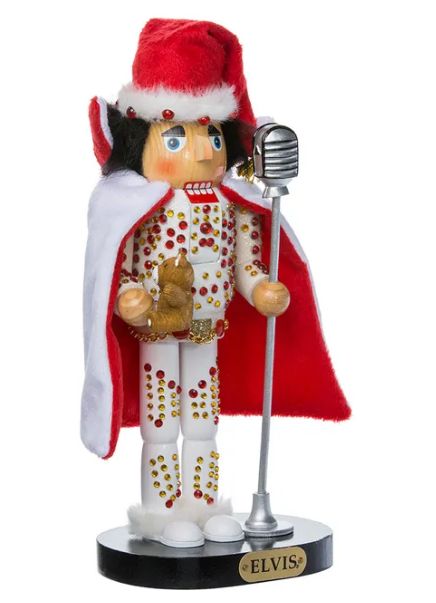 10&quot; Elvis Presley® In White Suit Nutcracker