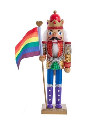 12&quot; Gay Pride Nutcracker