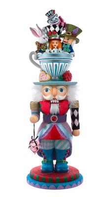 24&quot; Hollywood Nutcrackers™ Alice Teacup Party Hat Nutcracker